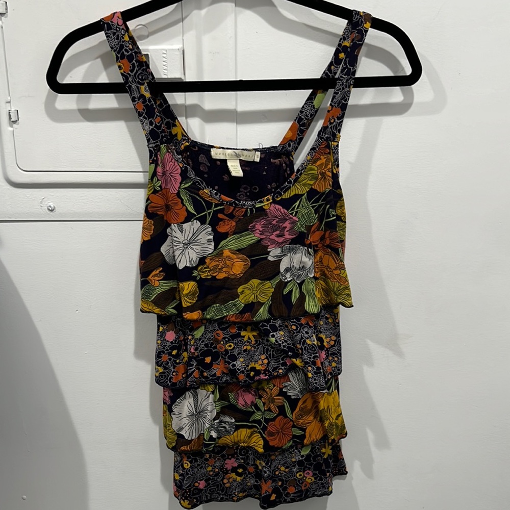 Weston Wear - fun layered floral camisole